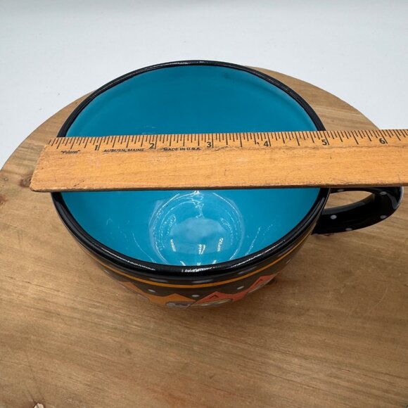 Laurel Burch large Cat Soup coffee Mug Ganz Ceramic,Coffee Soup Cup Mug Oversize - Picture 7 of 7